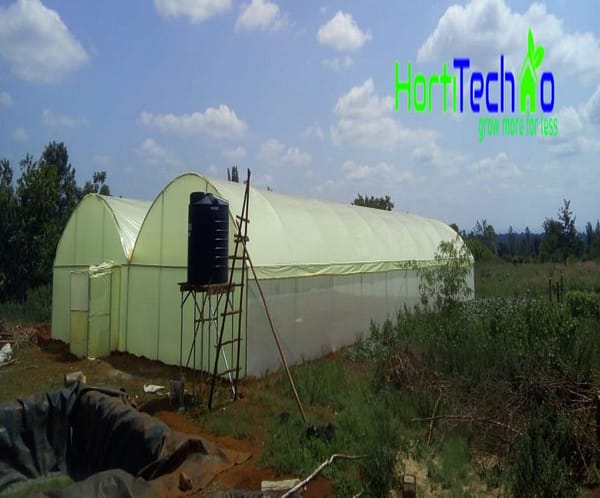 Metallic greenhouse